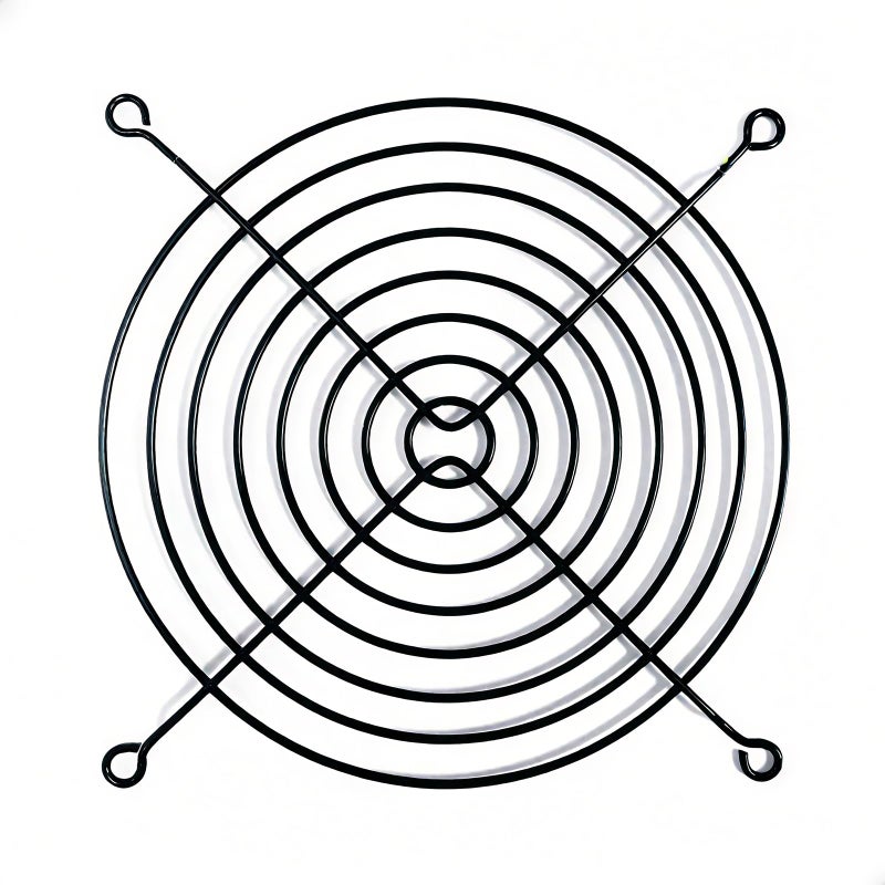 TBWHL 5pcs 140mm Wire Black Fan Grill Guard for Axial Brushless Fan - Durable Steel Mesh Protective Cover, Anti Finger Protection, Easy Installation, Universal Fit for 140mm Axial Fans - Image 2